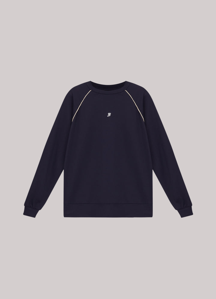 Crewneck Raglan In And Out