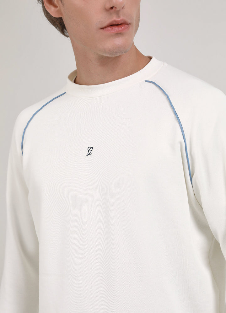 Crewneck Raglan In And Out