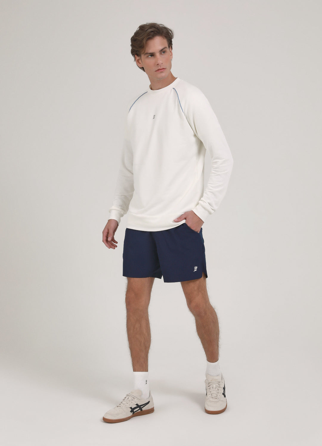 Crewneck Raglan In And Out