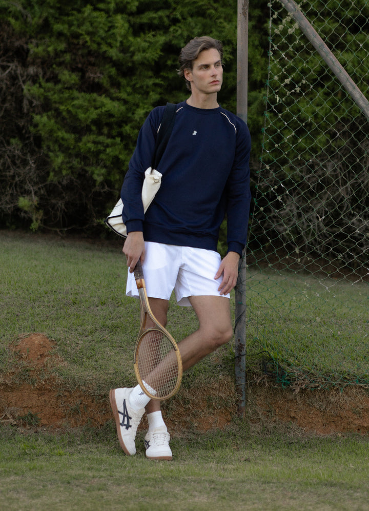 Crewneck Raglan In And Out