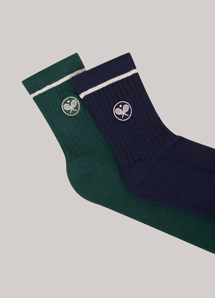 Meia Vintage Feminina - 2 Pares