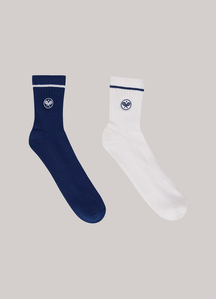 Meia Vintage Feminina - 2 Pares