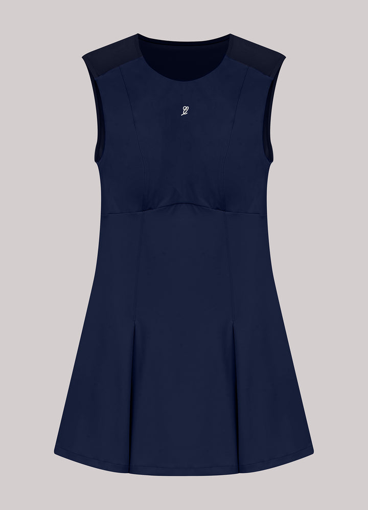 Vestido Pleated Tule
